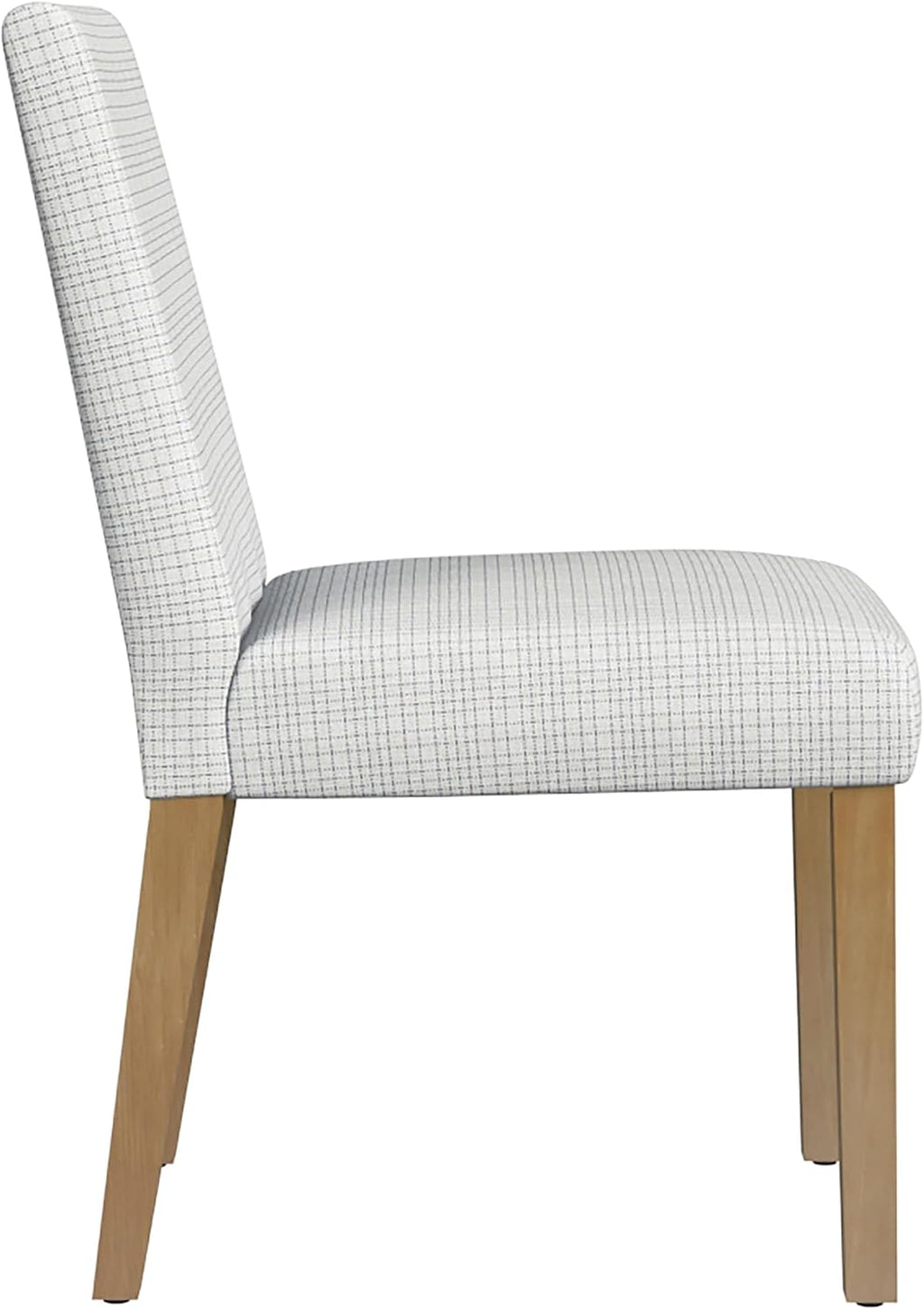 HomePop Classic Parsons Dining Chair - Cream Mini Grid Pattern (Single Pack)