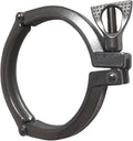 5.5' three pieces Clamps, 304 Stainless Steel ISO Three Segment Heavy Duty Tri-Clamp sanitary tri clamps, fit ferrules SS Pipe clamps (5.5')