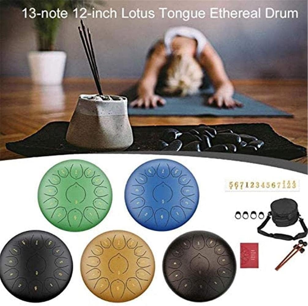 Tank Drum 12 h 13 Ig Percussion Mvel bags and steel drums mallet percussion instruments WANGYOU drum personal meditation music education blue decompression music