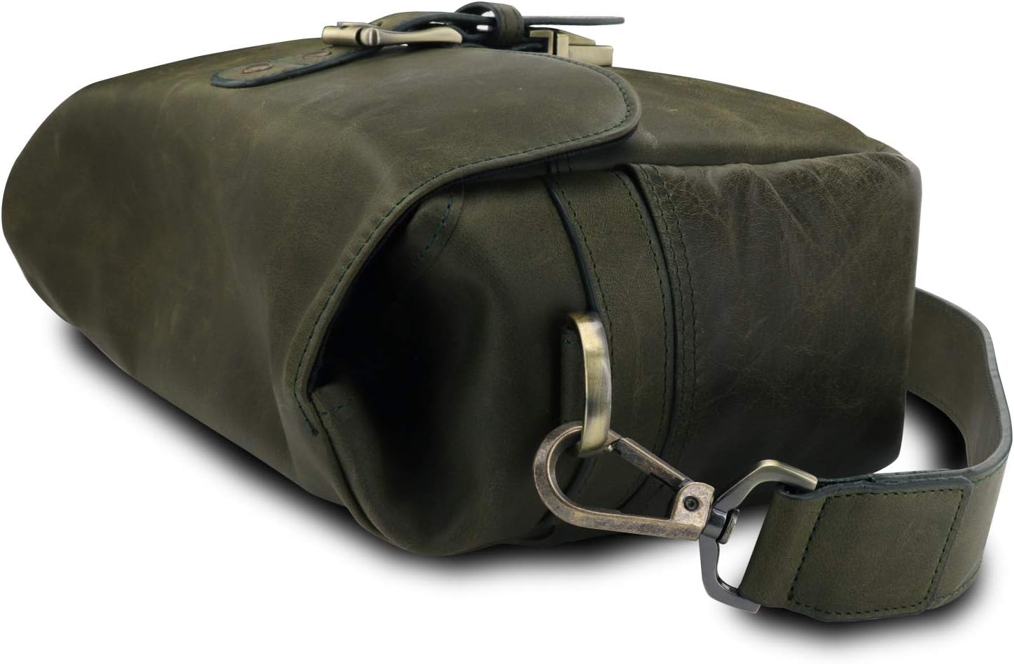 MegaGear Torres Genuine Leather Camera Messenger Bag for Mirrorless, Instant and DSLR Cameras