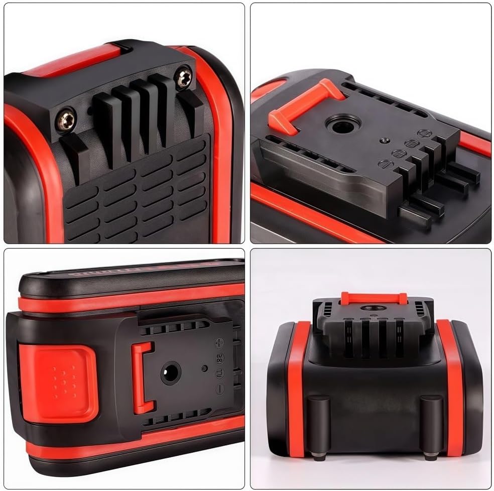 20V Replacement Battery Compatible with Worx WA3551 WA3553 & Generic 36VF 48VF 88VF Tools Mini Chainsaw Electric Wrench Reciprocating Saw Cordless Power Tool(2 Battery)