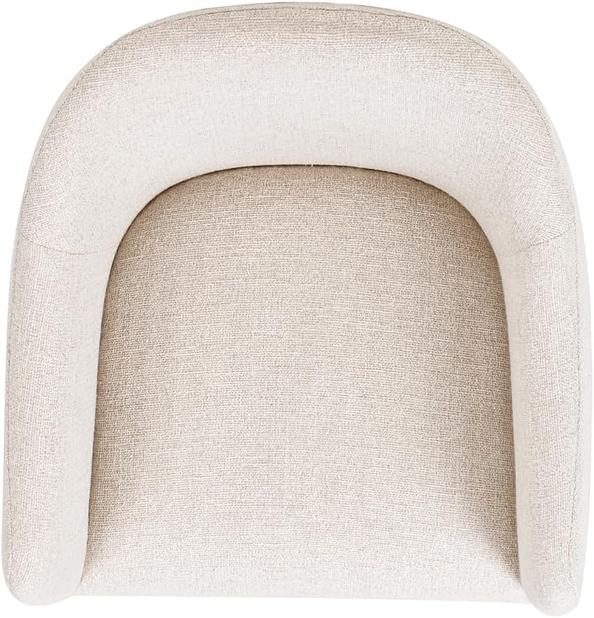 Jennifer Taylor Home Marcy Swivel Upholstered Dining Arm Chair, Simple Gray Chenille