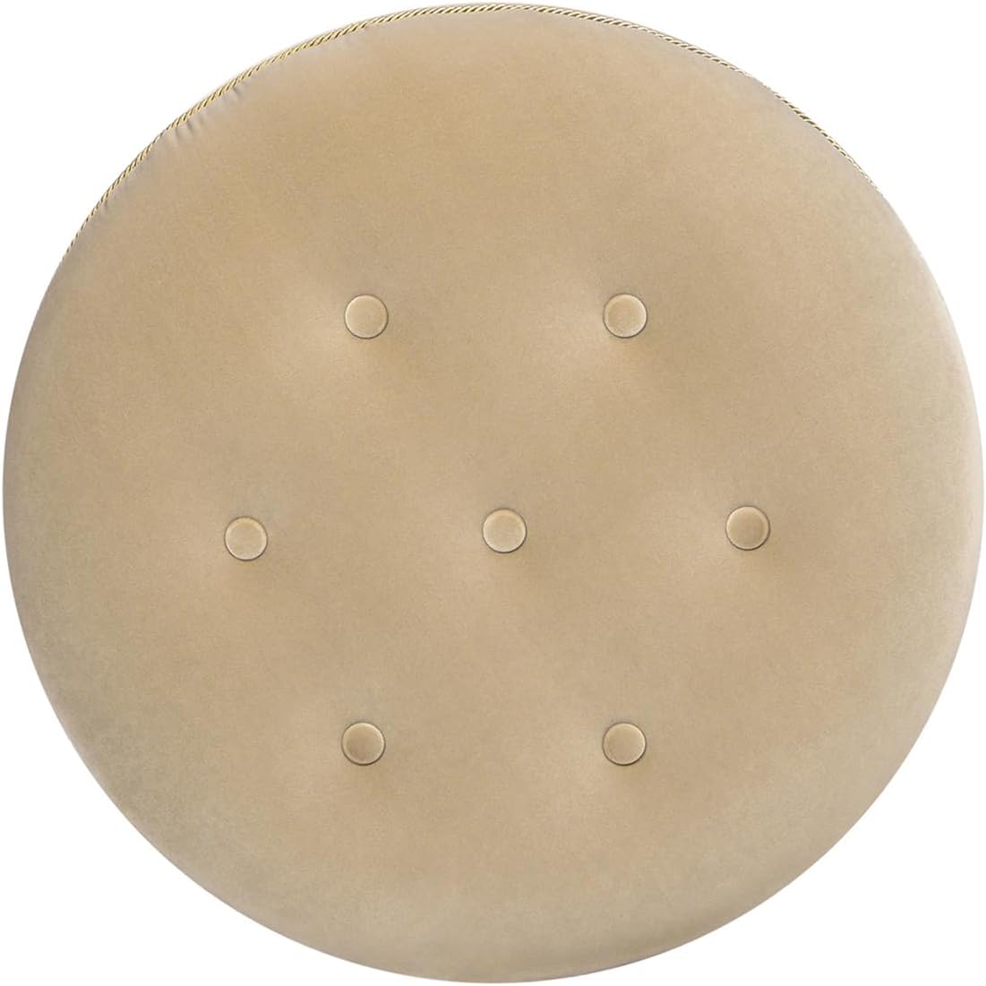 Jennifer Taylor Home Yolanda 24' Round Upholstered Accent Ottoman