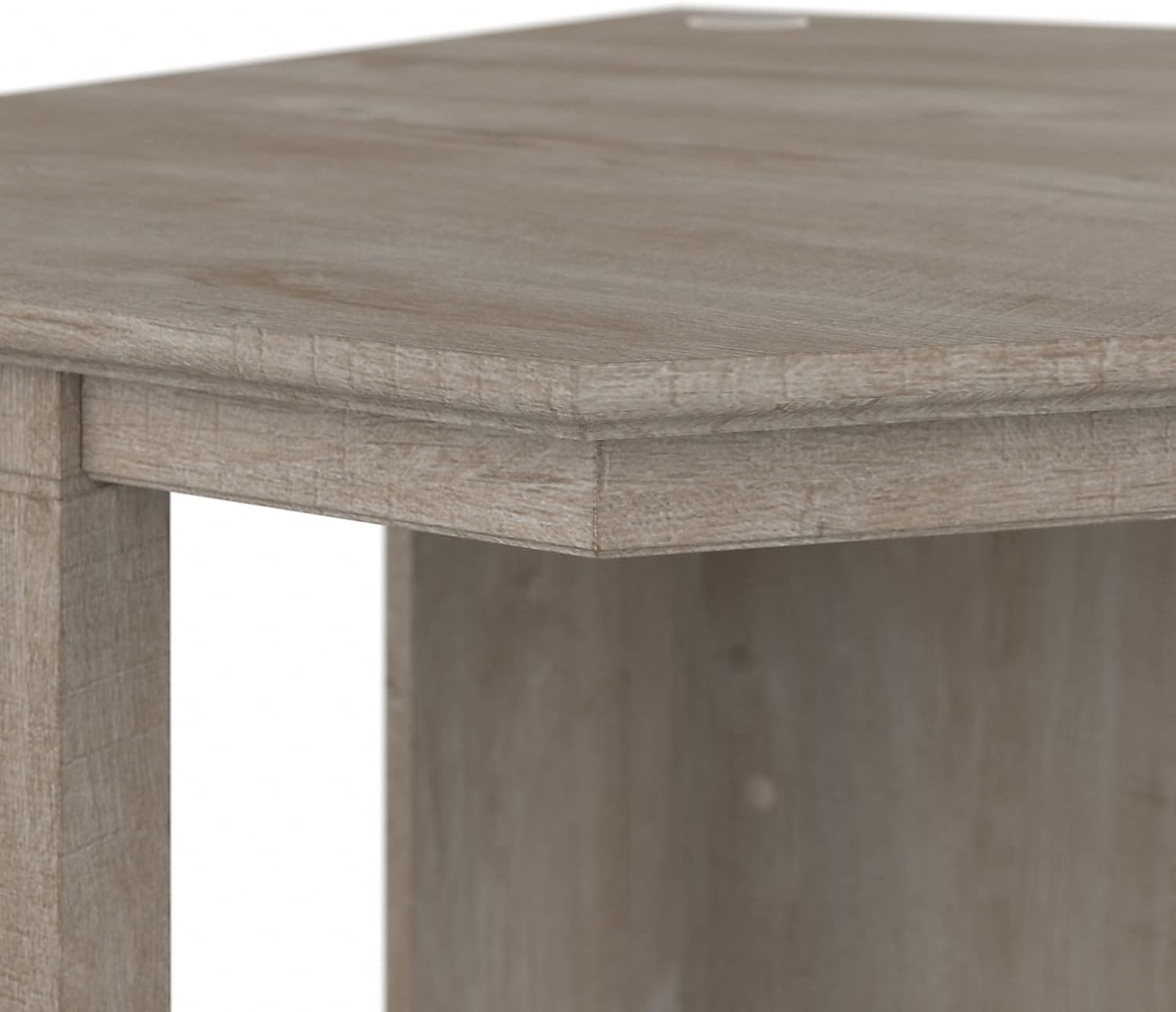 Bush Home Key West Small Corner Desk in Washed Gray