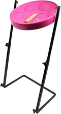 Jumbie Jam Steel Drum Ready-To-Play-Kit Pink Finish with Metal Z-Floor Stand