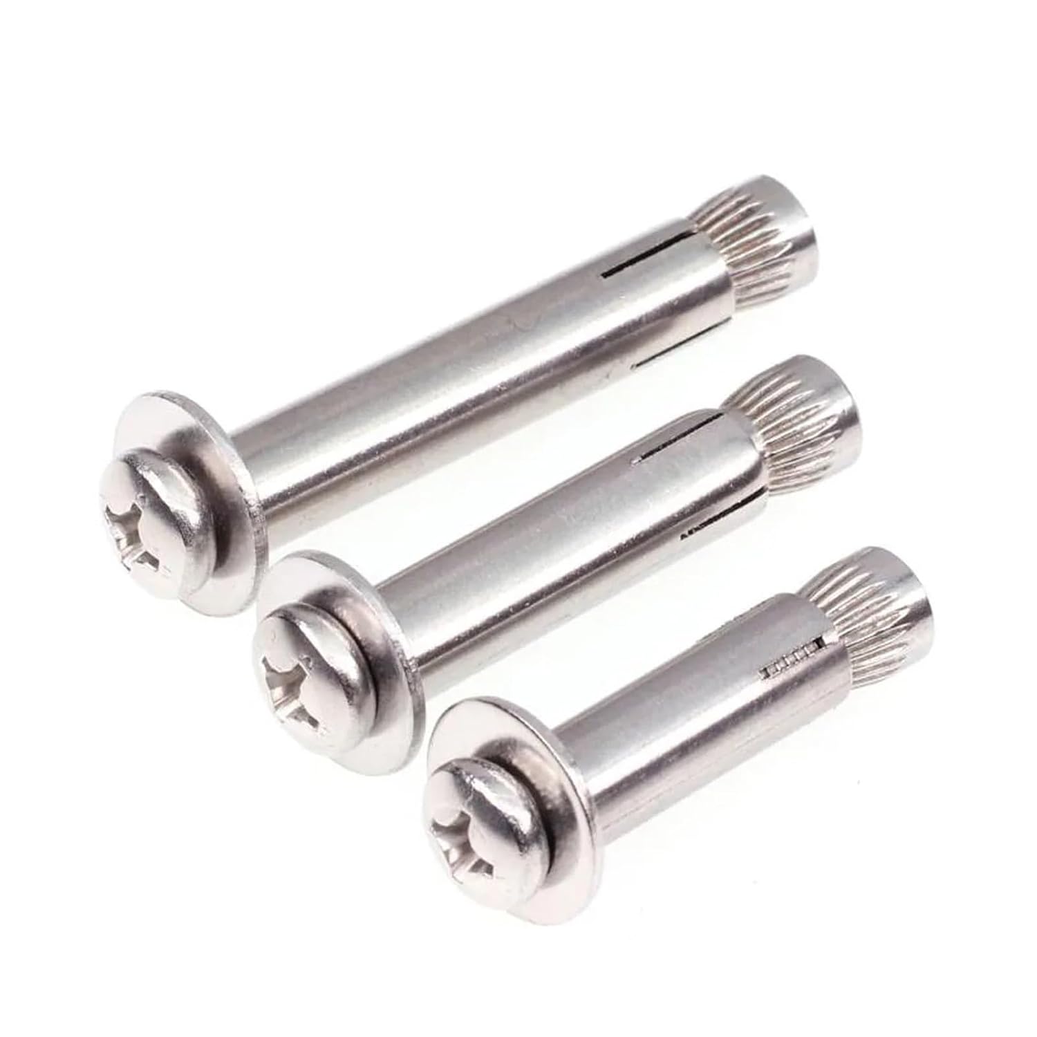 Hex Bolt Expansion Anchor Drop in Sleeve(M6x50 Pack 50)