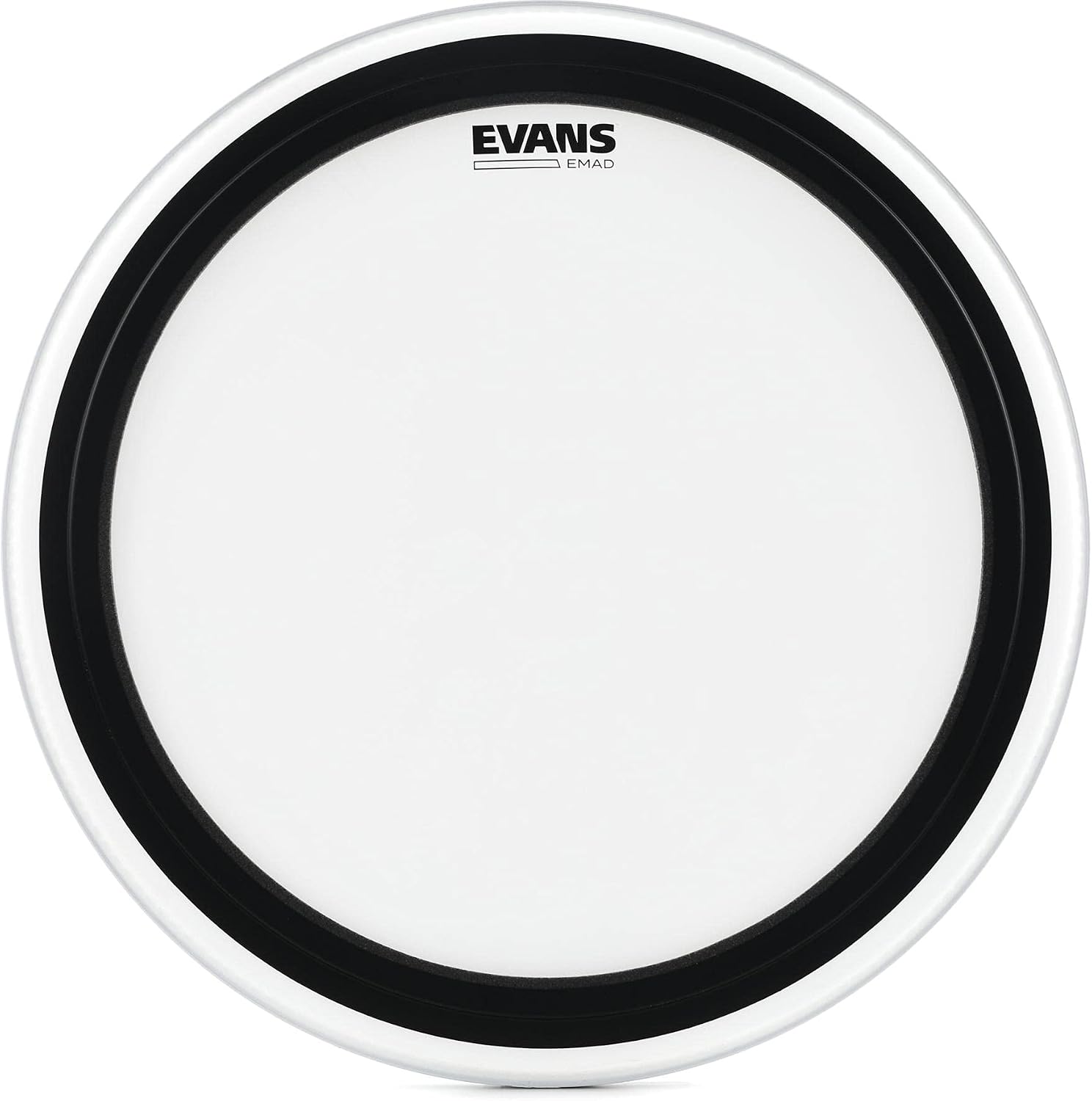 Evans 2-Pack 22' Coated Bass Drum Batter Head with EMAD Damping System - Natural Wood - 22-inch-bass-drum-batter-heads