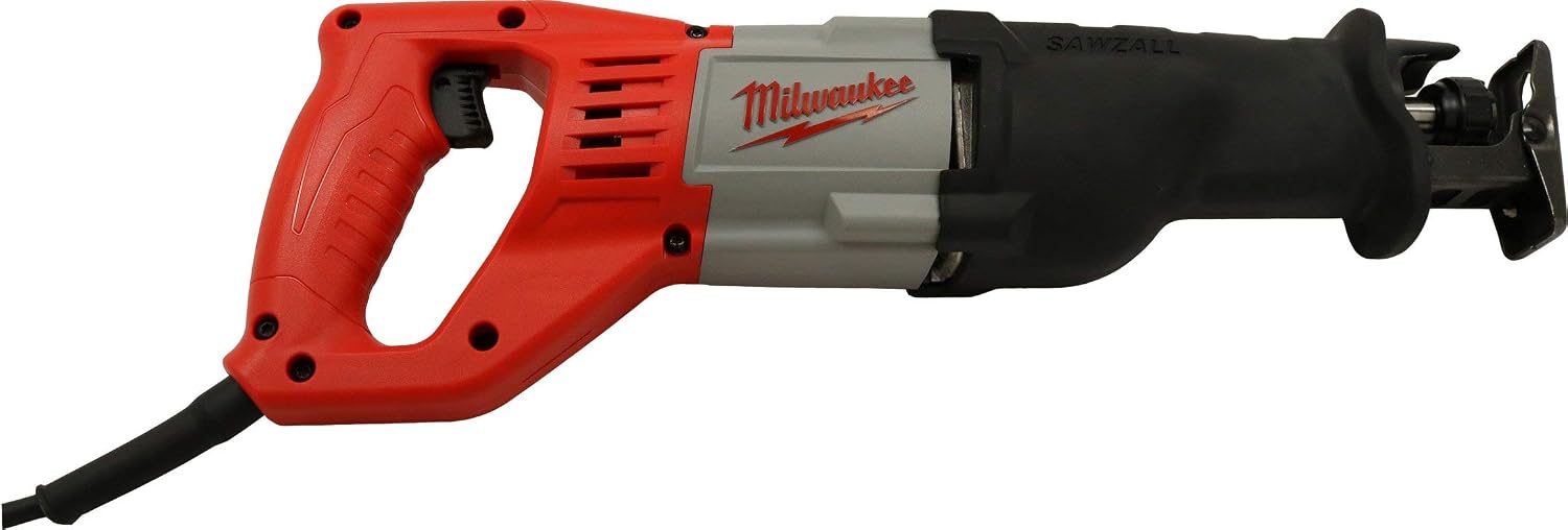 Milwaukee 6519-31 12 Amp Corded 3000 Strokes Per Minute Reciprocating Sawzall w/Variable Speed Trigger (Renewed)