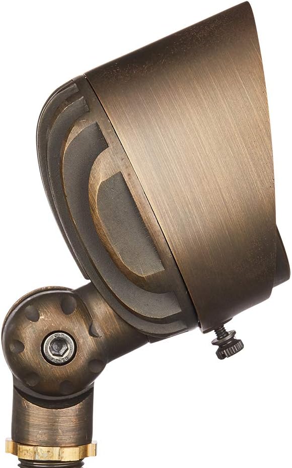 VOLT G4 Infiniti 12V Cast Brass (Bronze) LED Outdoor Spotlight 500 Lumens 2700K Warm White for Low Voltage Landscape Lighting