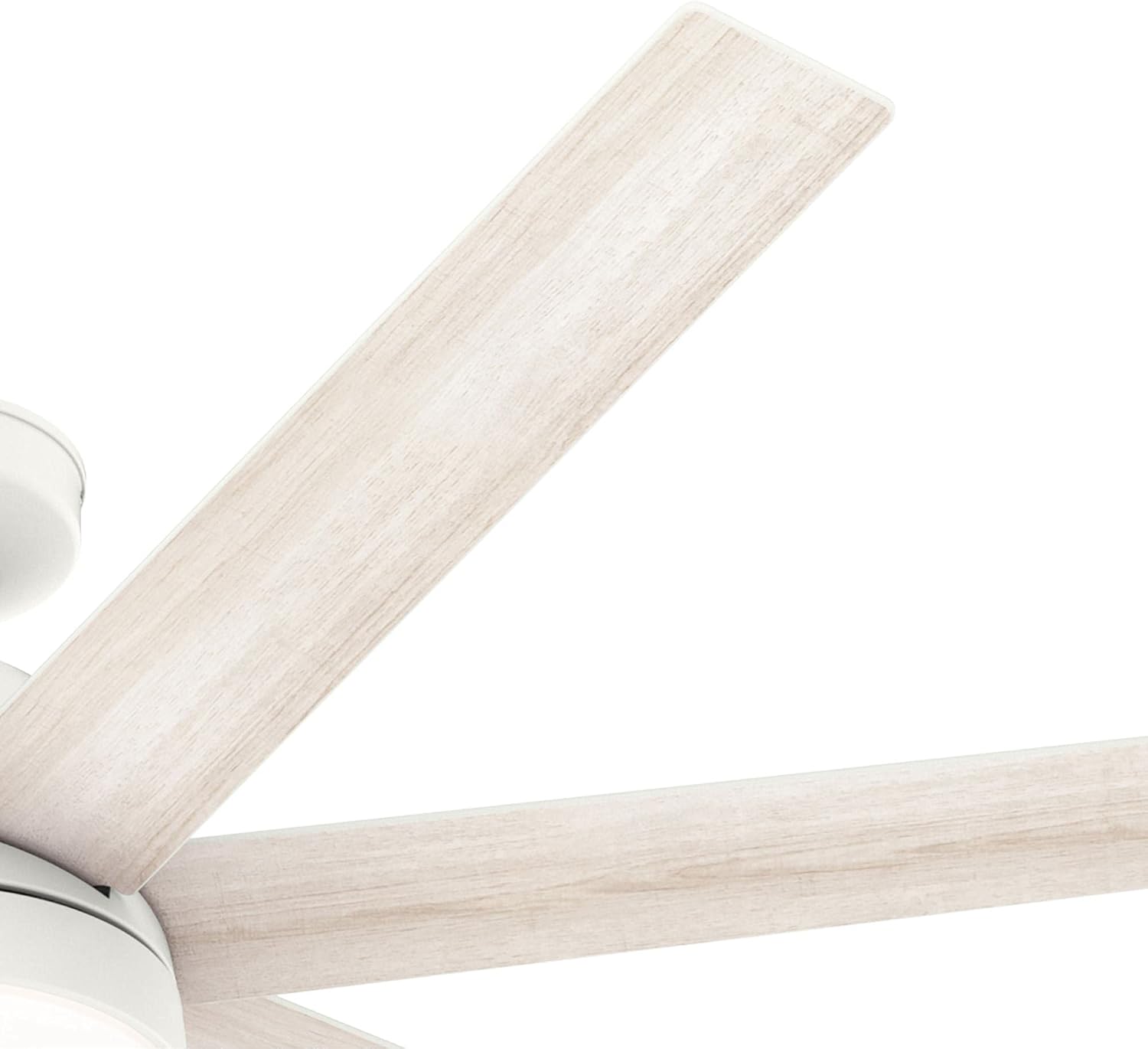 Hunter 60 inch WiFi Phenomenon Matte White Ceiling Fan with LED Light Kit and Wall Control