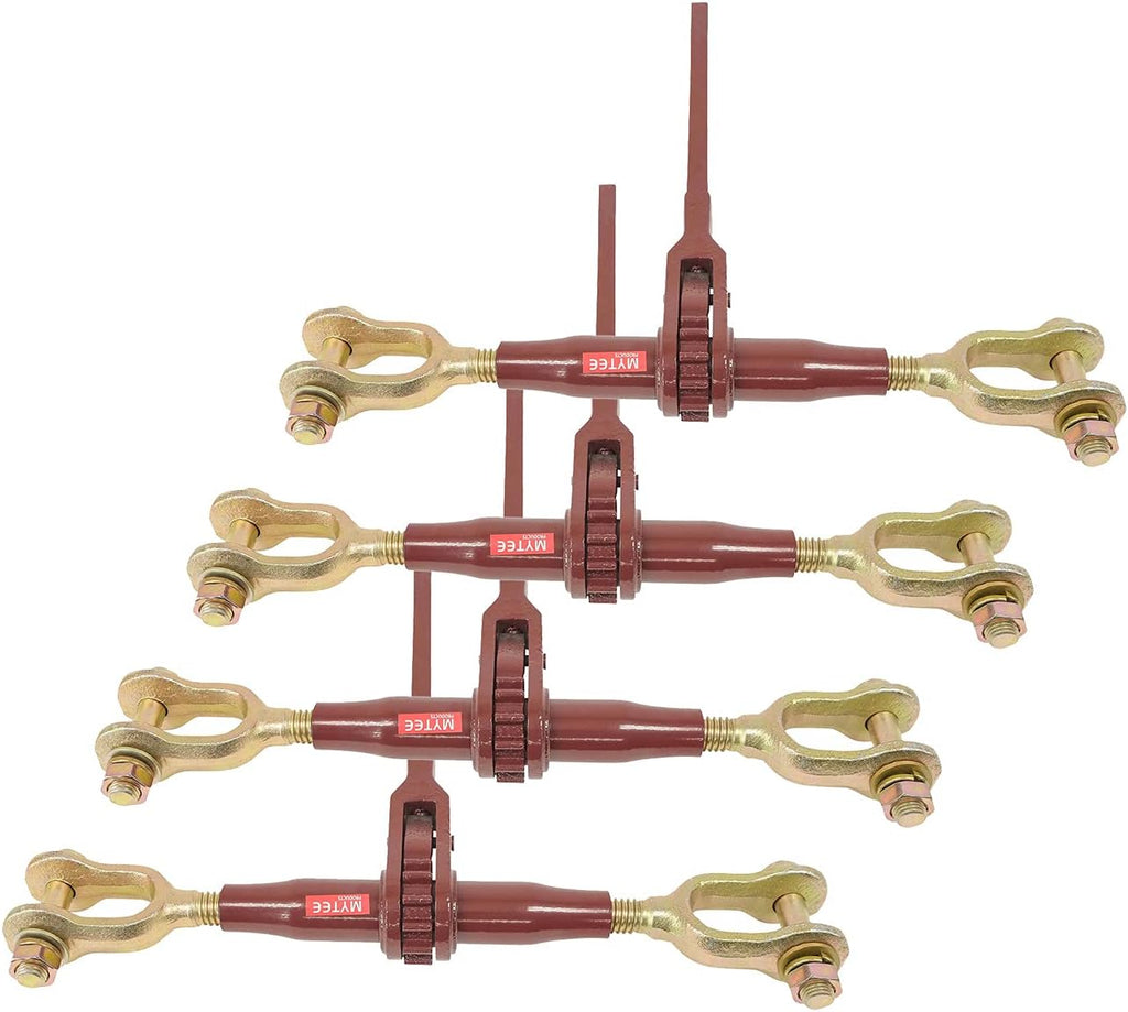 Mytee Products (4 Pack) Ratchet Speciality Binder, Jaw-Jaw 10' Barrel, 13,000 lbs WLL