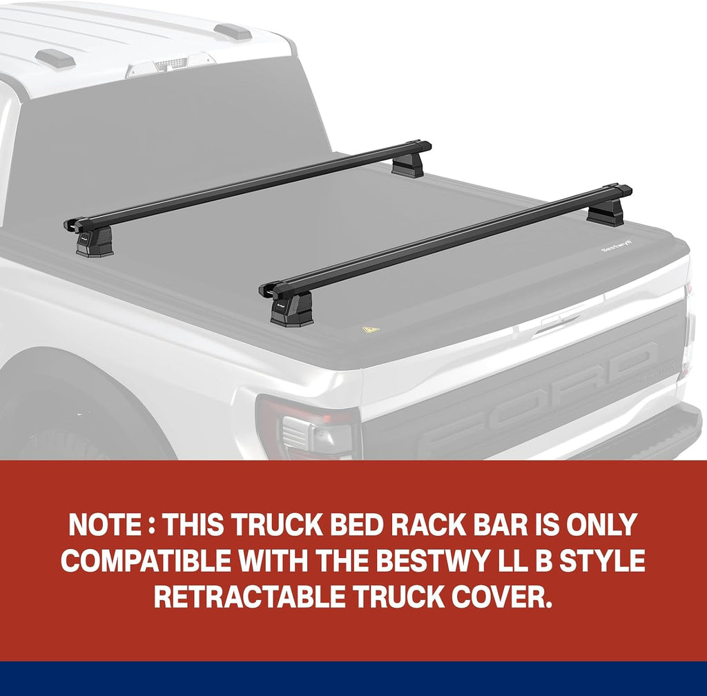 Bestwyll Bed Rack and Bed Bars (Only Fits B-Style Truck Bed Covers, Bed Bars)