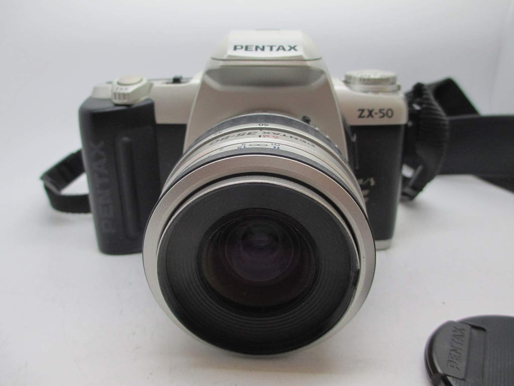Pentax ZX-50 35MM SLR Film Camera w/ AF Zoom Lens PK mount (Renewed)