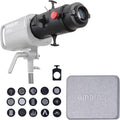 Aputure Amaran Spotlight SE 36° Lens Kit, Projection Lens Modifier for Amaran Halo 300X 200X Amaran 300C 150C and Other Power not Exceeding 300W Bowens Mount Lights