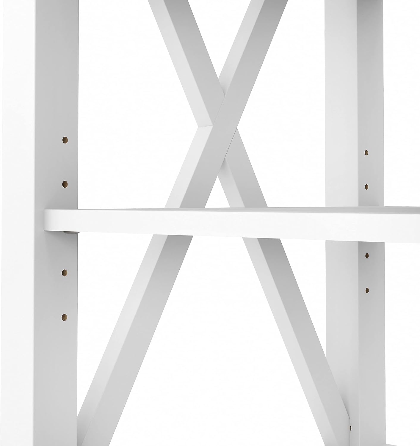 Bush Home Key West Farmhouse TV Stand for 65 Inch TV, Tall Entertainment Center with Storage