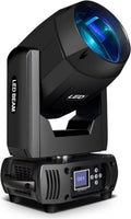 SHEHDS Moving Head Lights LED 150W Beam Effect 2.2° Beam Angle Spotlights 13 Colors 14 Gobos 8+18 Facet Prism DMX512 Large Aperture Lens DJ Stage Light for Holiday Dance Party