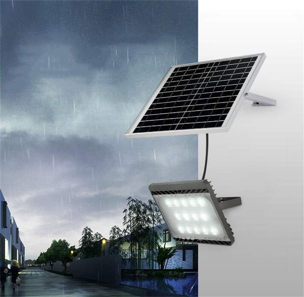 Home Solar Floodlight,Ip65 Waterproof Outdoor Safety Light Home Remote Control Super Bright Spotlight Ip66/65, Rechargeable Work Light,Warm Light50W,White Light-50W