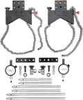 Starrett Shaft Alignment Clamp Set - Includes 2 Chain Clamps, 2 Indicator, 2 Snugs, 2 Extension Plates, 3 Posts and a Case - 3/8' Diameter, 5', 7-7/16', and 9' Posts - S668DZ