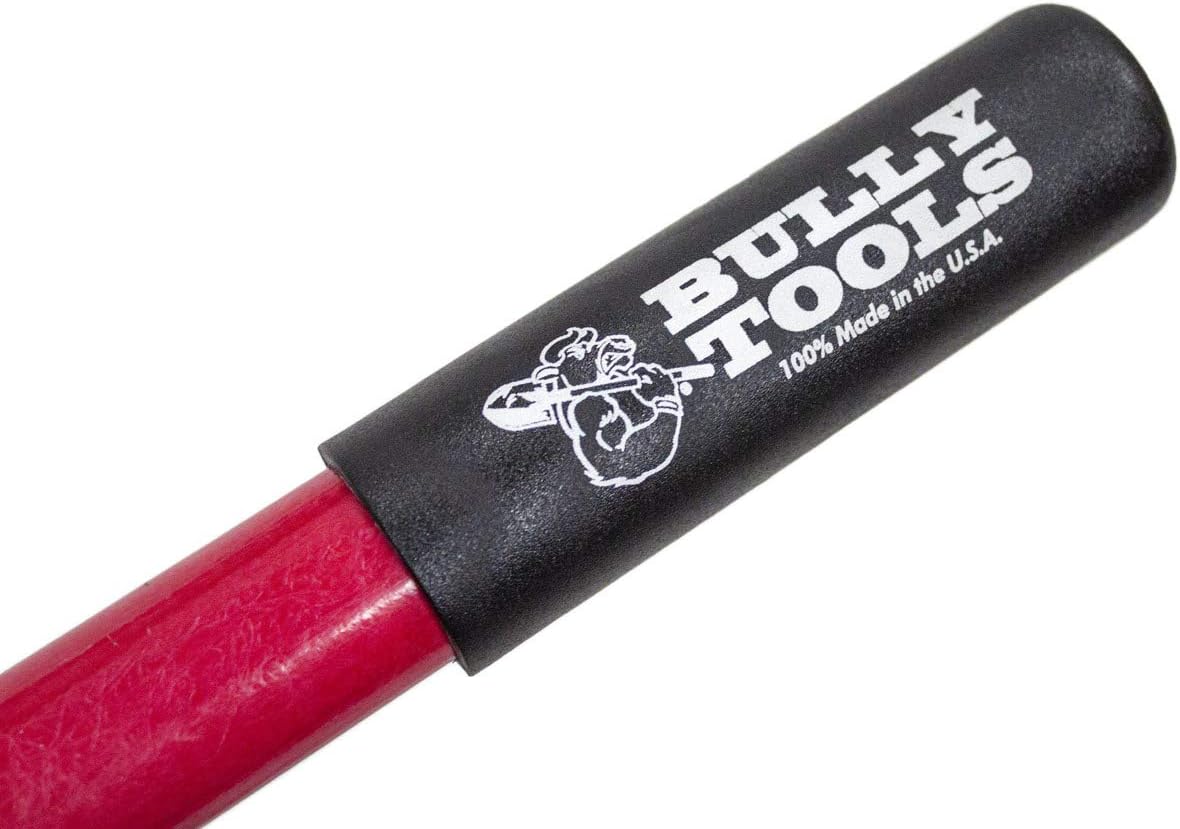 Bully Tools 5-Tine Broadfork with Fiberglass Handles, Heavy Duty Broad Fork for Tilling Aerating and Turning Soil, 56' 10-Gauge Steel Fork, Ideal for Garden Beds and Pavers Base Prep, 100% Made in USA