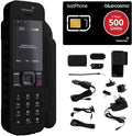 BlueCosmo Inmarsat IsatPhone 2.1 Satellite Phone Kit & 500 Unit Prepaid SIM (365 Days) - Global Coverage - Voice, SMS, GPS Tracking, Emergency SOS
