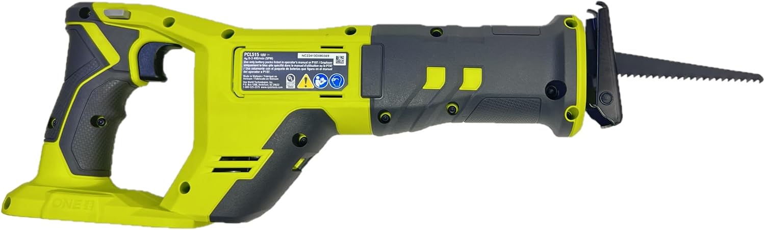 RYOBI ONE+ 18V Cordless Reciprocating Saw Kit with 4.0 Ah Battery and Charger