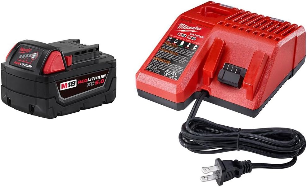 Milwaukee 18V Li-Ion Cordless SAWZALL Reciprocating Saw w/ 5.0Ah Battery & Charger