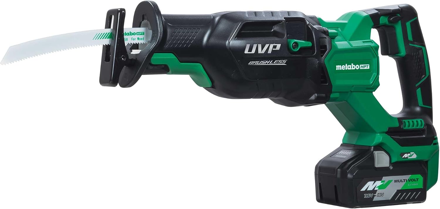 Metabo HPT 36V MultiVolt™ Brushless Reciprocating Saw Kit, CR36DA
