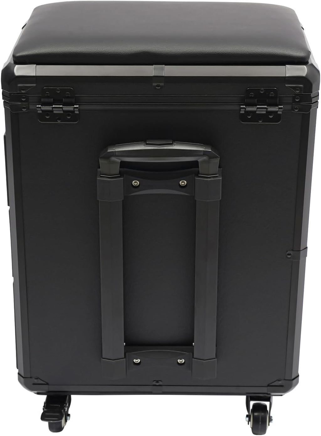 Tattoo Trolley Case, Rolling Makeup Case with Armrest Stand & 3 Drawers & Code Lock Portable Travel Equipment with 4 Universal Wheels Adjustable Make Up Workstation Makeup Station Suitcase Black