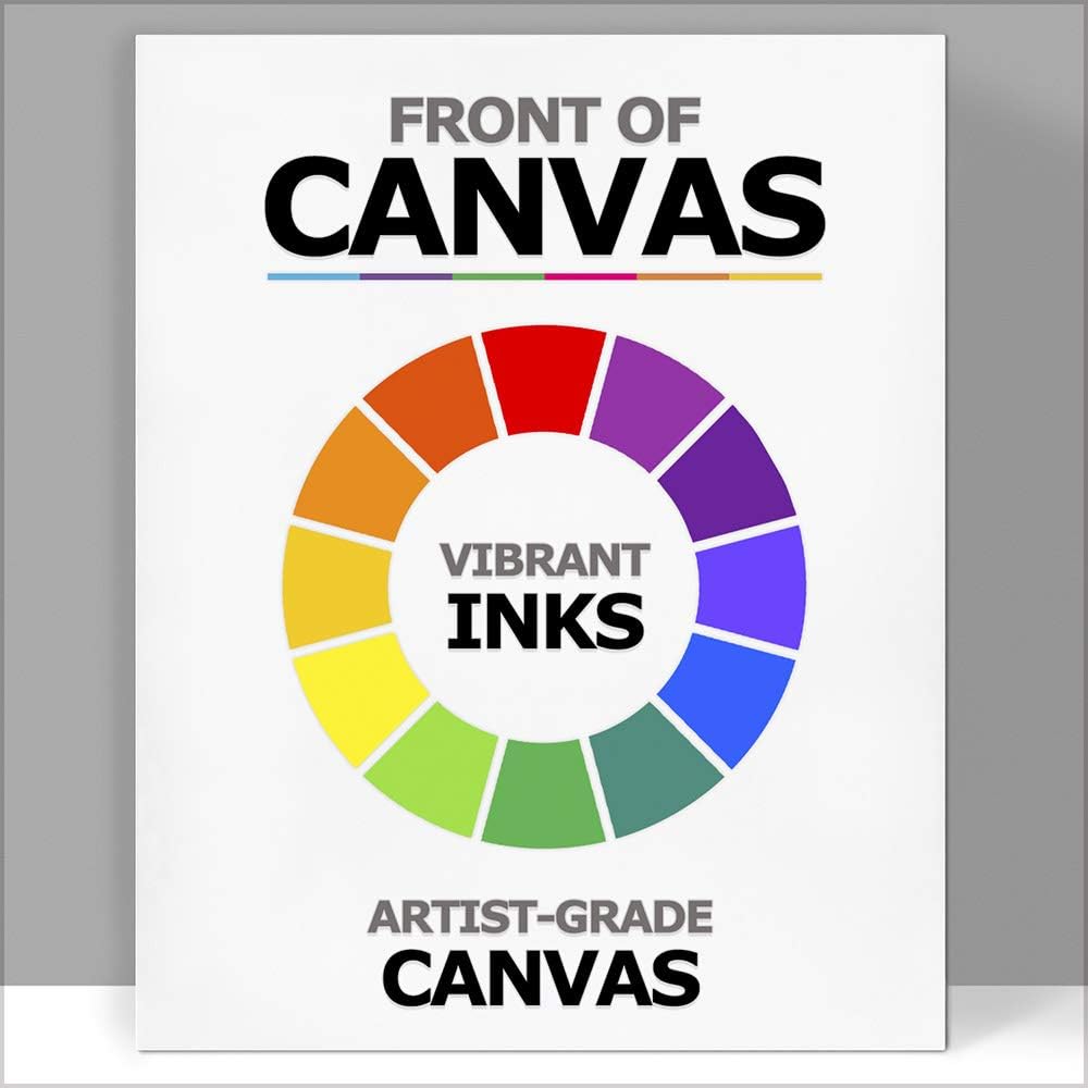ARTCANVAS Book Heart Page Home decor Canvas Art Print Stretched Framed Painting Picture Poster Giclee Wall Decor - 40' x 26' (0.75' Deep)
