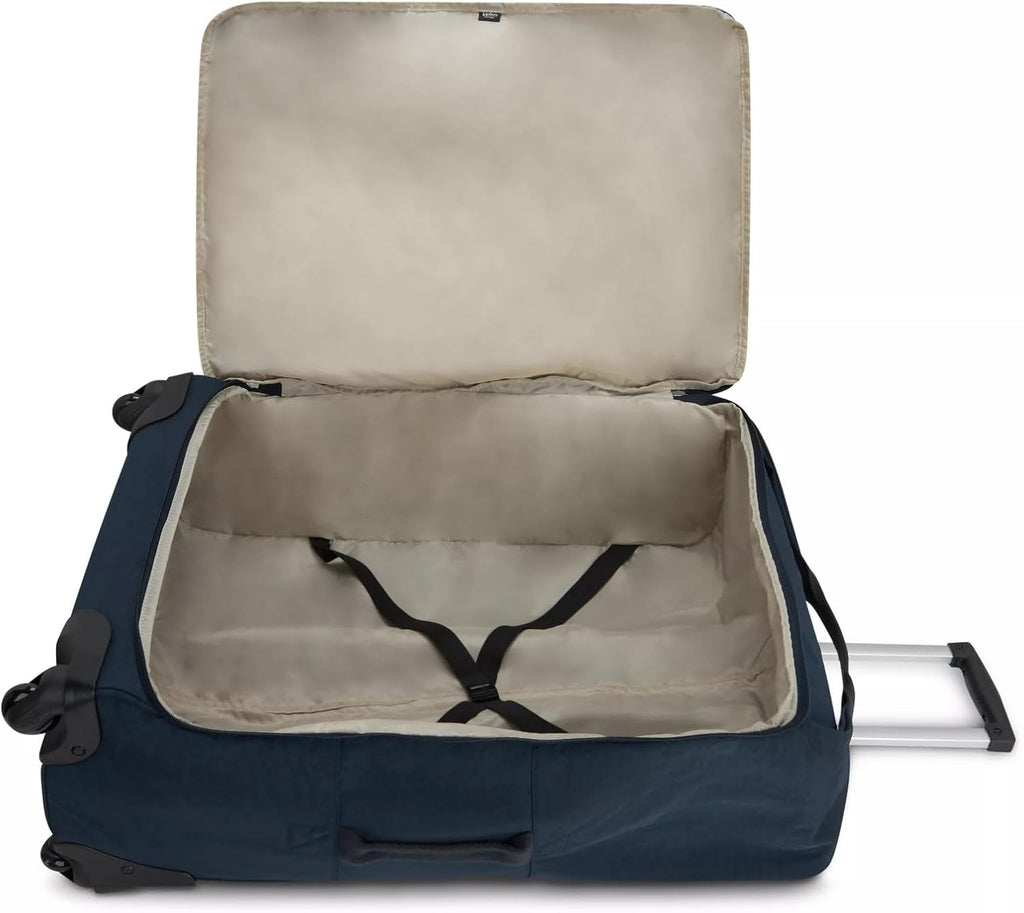 Kipling Women's Darcey Large 29-Inch Softside Checked Rolling Luggage, 360 Degree Spinning Wheels