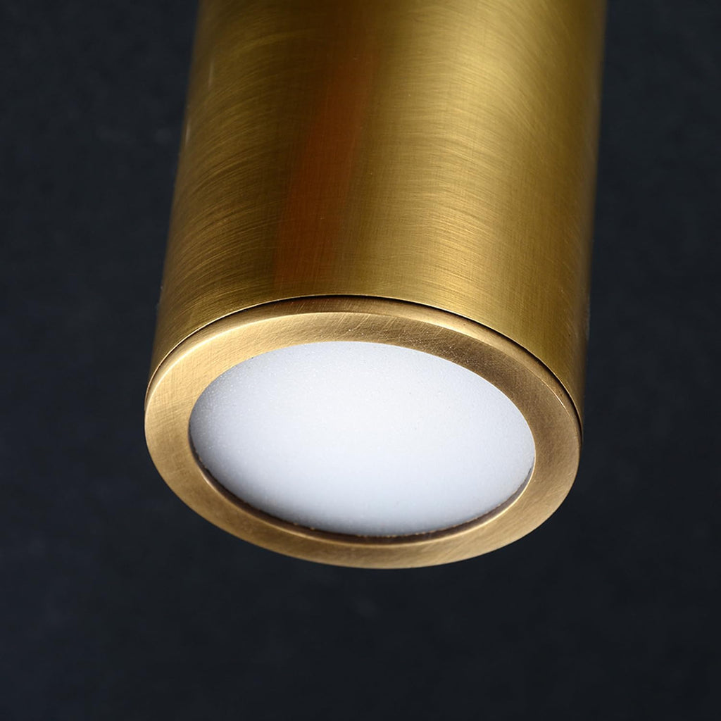 Cameron Adjustable Brass Ceilling Spotlight, Dimmable Directional Brass Wall Lighting Fixtures