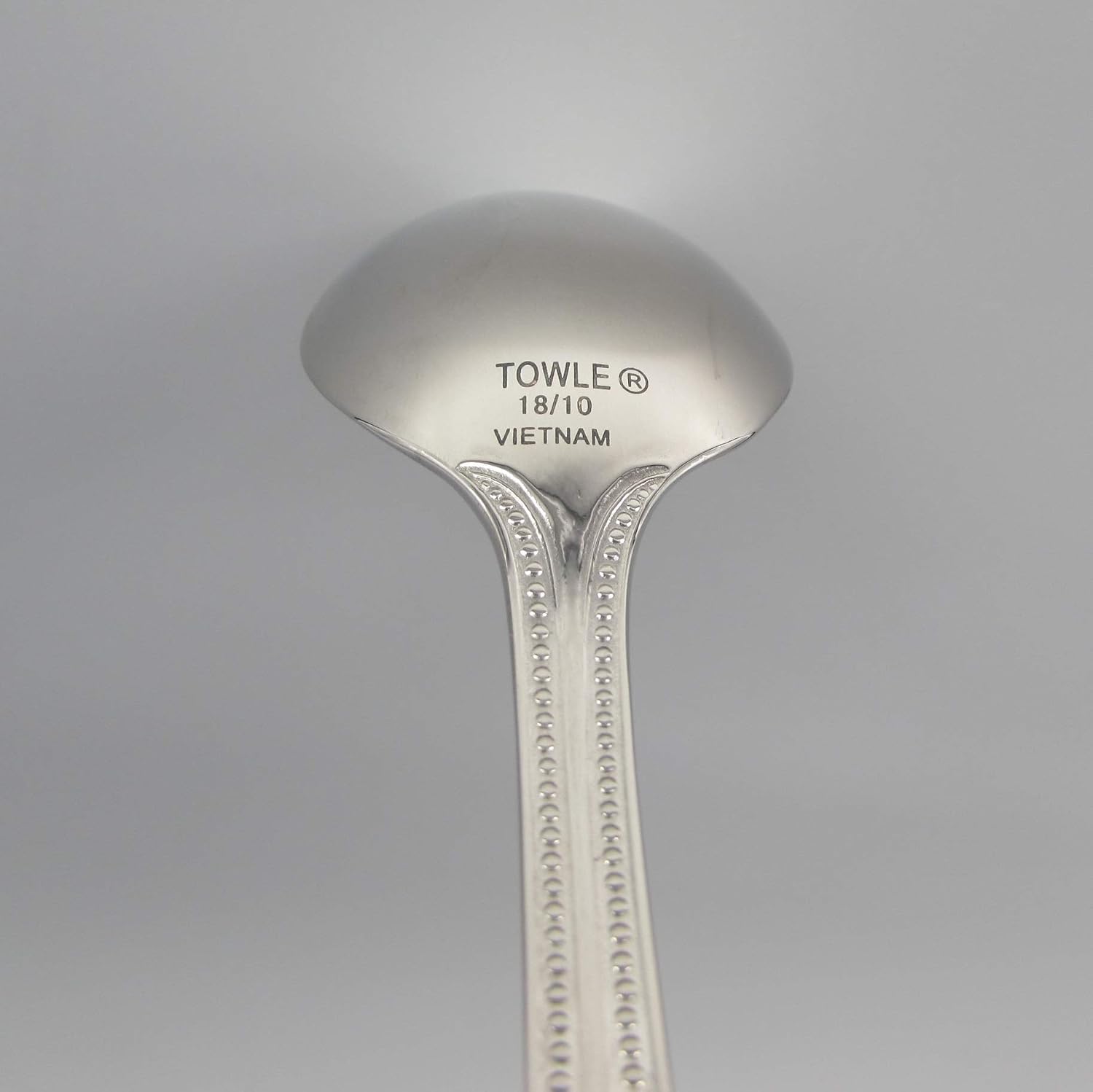 Towle Beaded Antique 18/10 Stainless Steel 6 1/4' Teaspoon (Set of Twelve)