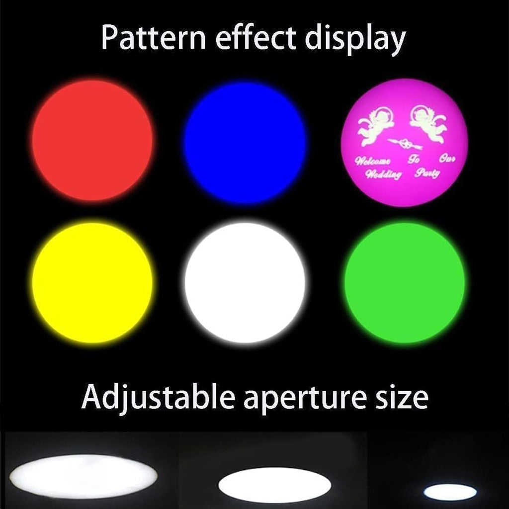 200W LED Stage Spotlight, Black, Modern Style, Floor Mount, Manual Control, Adjustable Aperture, 24V DC, 1A, 1 Light Source
