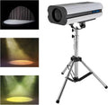 CNCEST 330W LED Stage Spotlight LED Follow Spotlight with Stand for Party Disco Wedding,Adjustable Aperture,3.94-5.1FT Height (350, Watts)