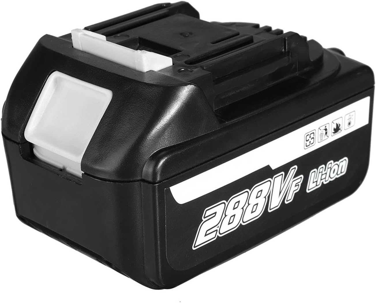 1500W 288VF Cordless Reciprocating Saw Electric Metal Wood Cutting Tool For 18V Battery With Blades 1/2PC Li-ion Battery,DIY Tools(2 battery)