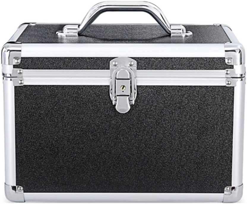 Ladies Large Professional Cosmetic Bag Buckle Storage Suitcase Beauty Box