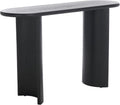 SAFAVIEH Home Collection Koka Black Oval Top Console Table (Fully Assembled)
