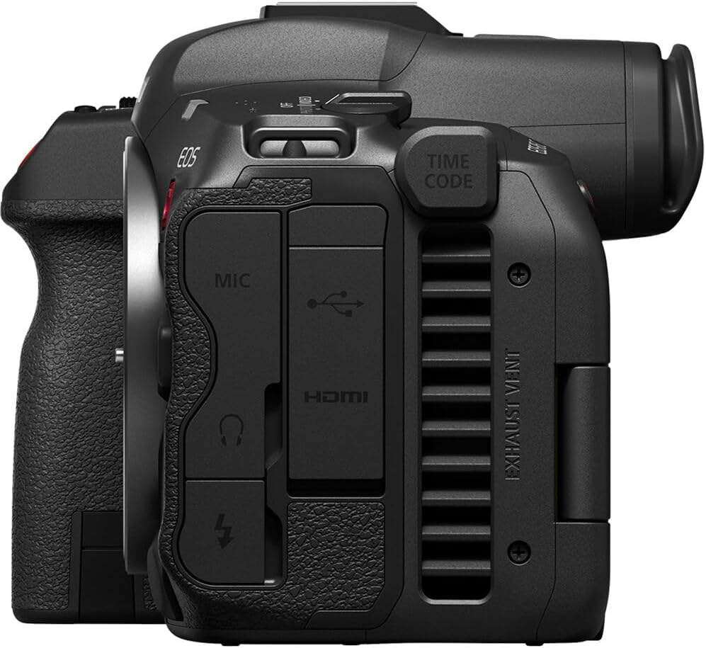 Canon EOS R5 C Mirrorless Cinema Camera 45MP Full Frame 8K RAW Video Dual Pixel AF Hybrid Photography Filmmaking Camera (5077C002) + Canon RF 70-200mm Lens + Adapter EF-EOS R + LP-E6P Battery + More