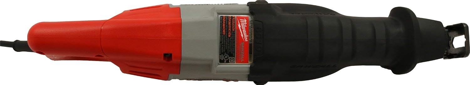 Milwaukee 6519-31 12 Amp Corded 3000 Strokes Per Minute Reciprocating Sawzall w/Variable Speed Trigger (Renewed)