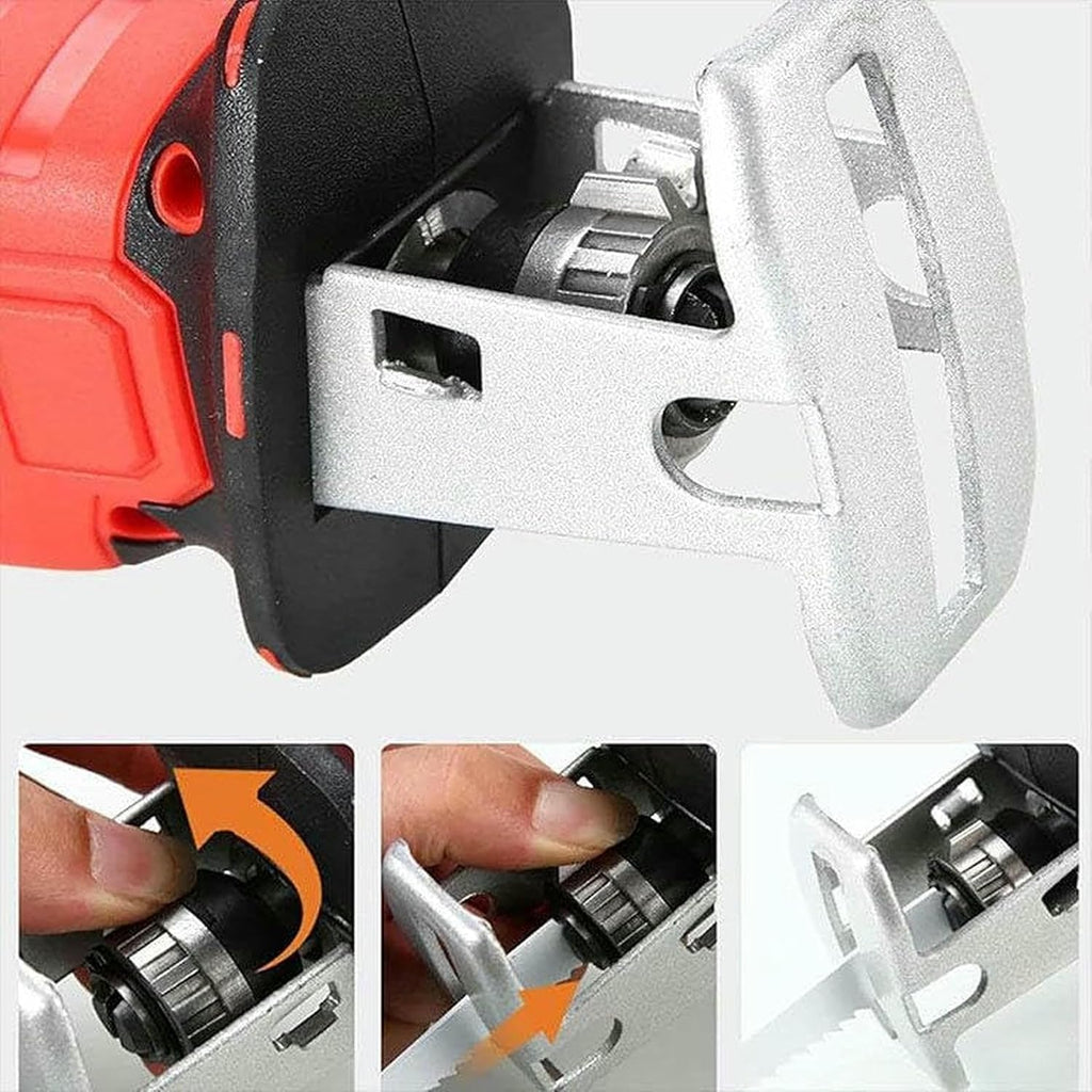 Cordless Electric Bone Saw,Cordless Professional Butcher Reciprocating Saw - Battery Powered for Commercial and Home Use,Quick Cutting of Meat,Bones,Wood