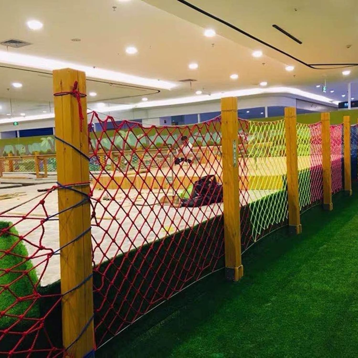 Climbing Net for Outdoor, Children Nylon Protective Net for Indoor Playground Swingset Garden, Balcony and Stairway Safety Net for Kids and Toy, 62 Sizes (Size : 0.9x10m(3'x32.81'))