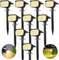 Bundle of Tadyreal 46 LED Solar Spot Lights Outdoor Cool White10 Pack + Warm White 10 Pack
