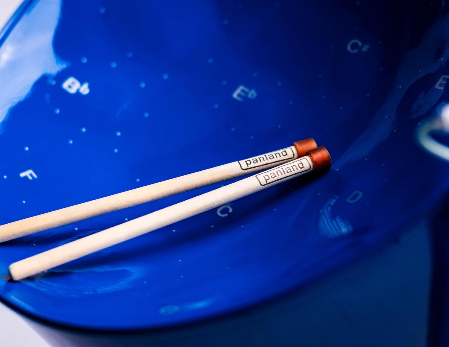 Panland Mini Tenor Steelpan (Steel Drum) Authenthic Intermediate Step to Full Tenor Pan (17 Notes - Chromatic Scale (C5–E6) - BLUE