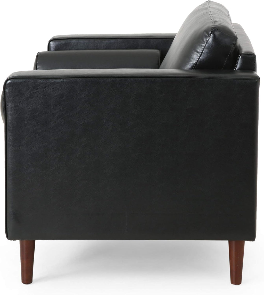 Christopher Knight Home Malinta Club Chair, Midnight + Espresso