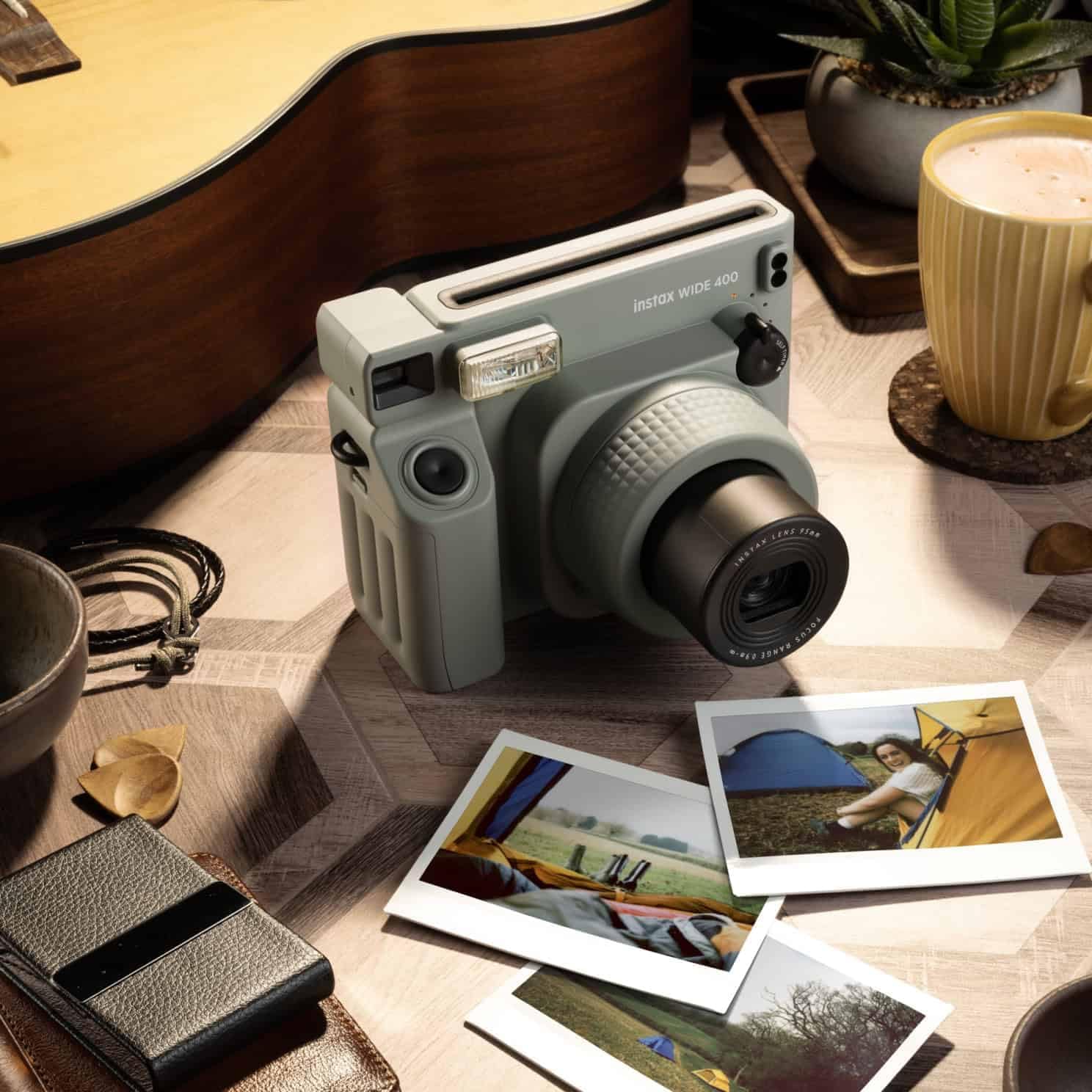 Fujifilm Instax Wide 400 Instant Film Camera Bundle with Fuji Instax-Wide Instant Film (40 Sheets) + Carrying Case + Photo Album + More