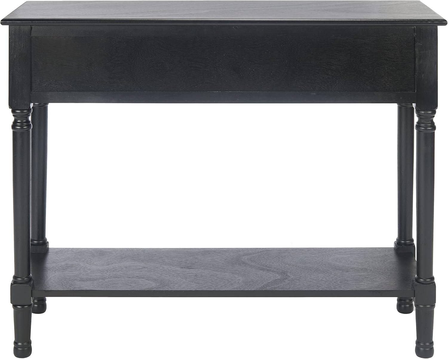 Safavieh Home Collection Haines Black 2-Drawer Bottom Shelf Console Table