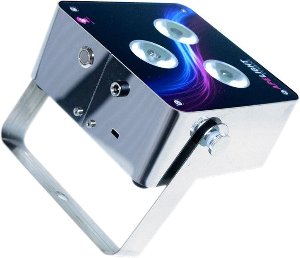 Ape Labs Maxi | Solo - German Made, Professional Smart Uplight, 45 Watt RGBW LED Par, Battery Powered w/Wireless DMX & MusikMode (Remote & Charger Not Included)