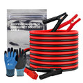 0 Gauge 16FT Jumper Cables for Heavy Duty Trucks & Cars, 1000A Booster Cables with Copper-Clad Aluminum Wire, Heavy-Duty Clamps, Flexible PVC, for 12V & 24V Gas or Diesel Vehicles