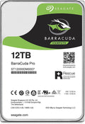 Seagate BarraCuda Pro Performance Internal Hard Drive SATA HDD 12TB 6GB/s 256MB Cache 3.5-Inch (ST12000DM0007)