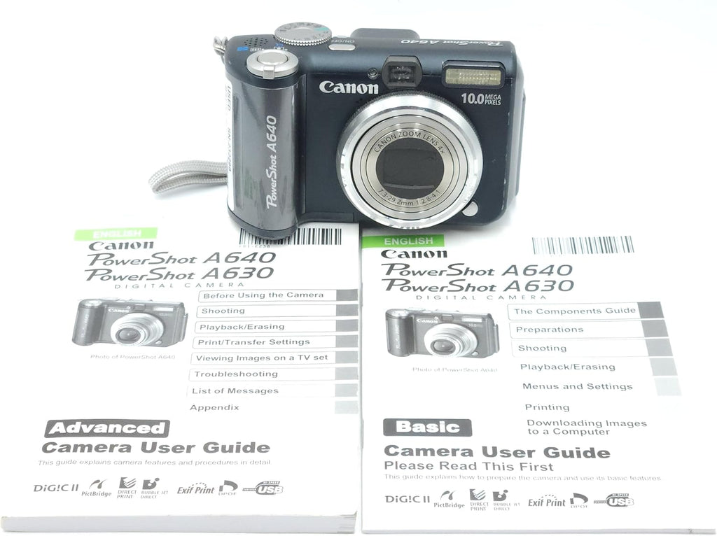 Canon PowerShot A640 10MP Digital Camera with 4x Optical Zoom